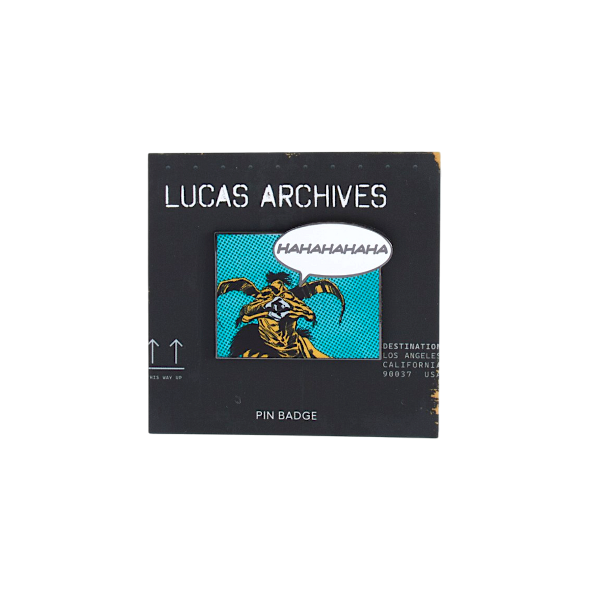 Salacious B. Crumb HAHAHA Comic Cutout Pin