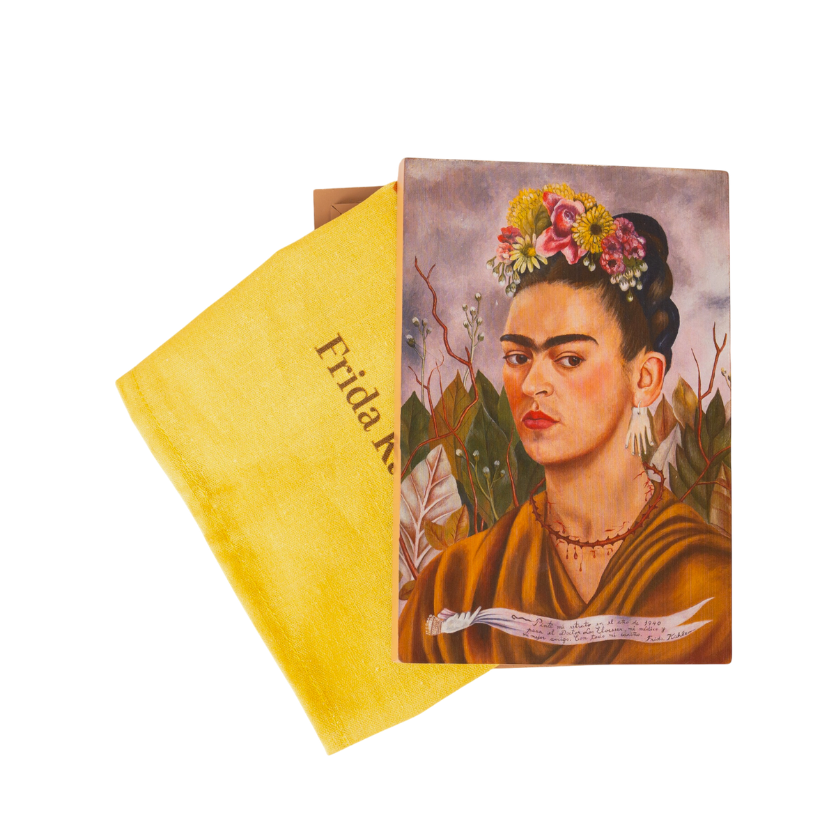 Museum Incloser Empty Frida Kahlo Self-Portrait Keepsake Box