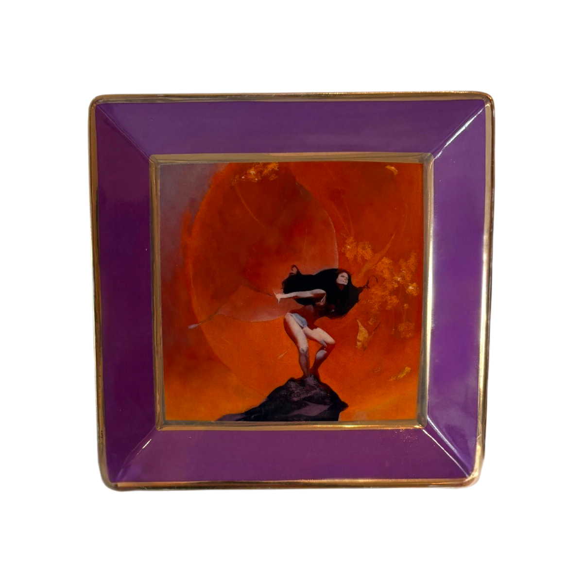 Jones Dark of the Woods Ceramic Tray
