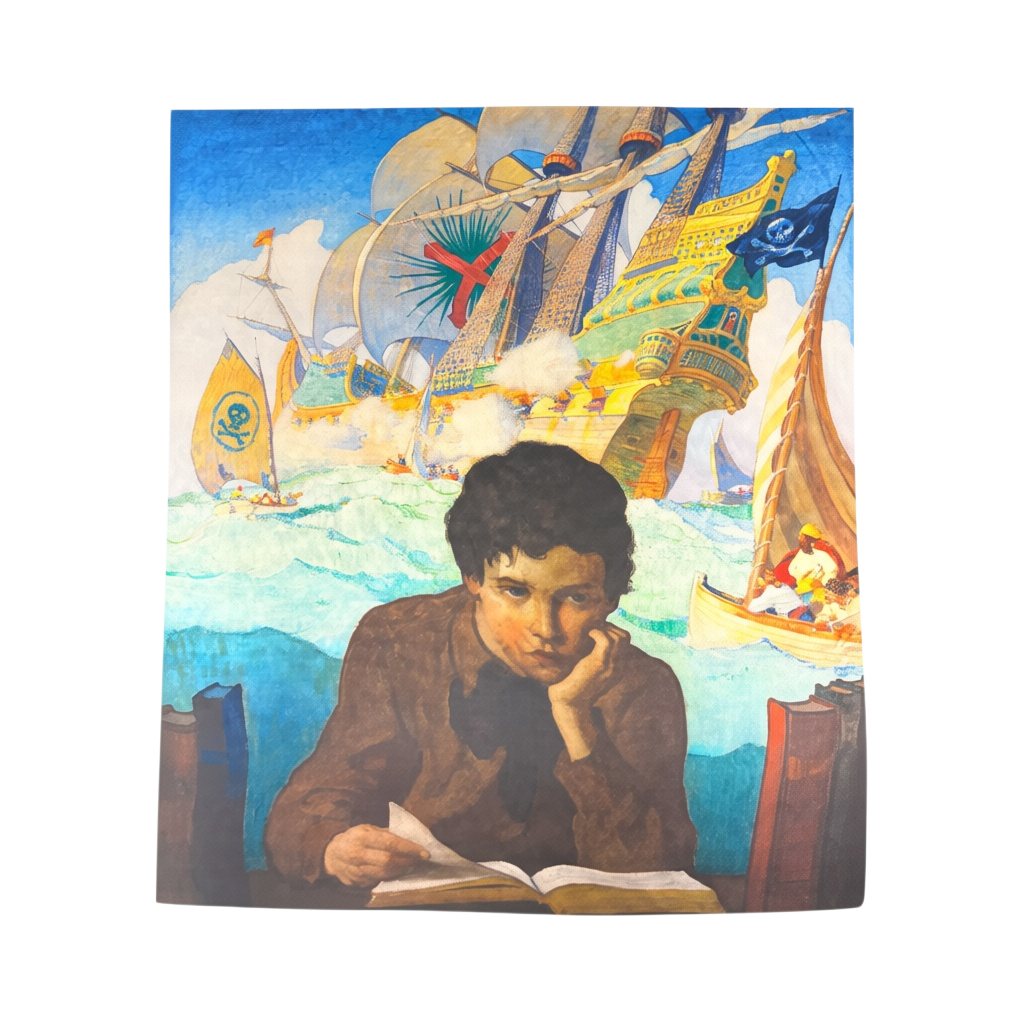 Wyeth The Storybook Silk Scarf