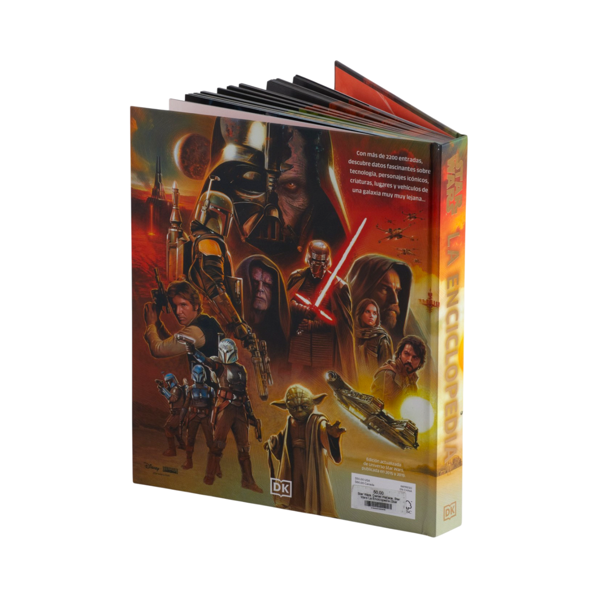 Illustrated back cover and spine.